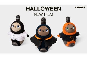 LOVOTウェアにハロウィン仕様のマントとTシャツが登場、9月30日に発売