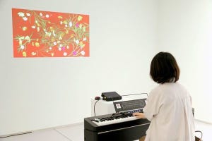 ピアノを弾いて絵を描くカシオの「Music Tapestry」に大はしゃぎ