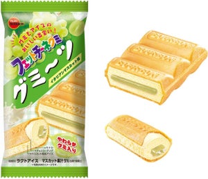 モナカアイスの中にグミ! 新感覚の"お菓子アイス"「グミーツイタリアンマスカット味」発売