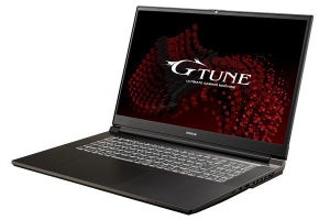 G-Tune、144Hz駆動の17.3型液晶とGeForce RTX 3050 Tiのゲーミングノート