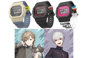 MY G-SHOCK×にじさんじ、VTuberの叶さん・葛葉さんカスタマイズモデル