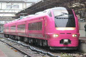 JR東日本、5種類のE653系がそろう「新潟車両センター見学会」開催