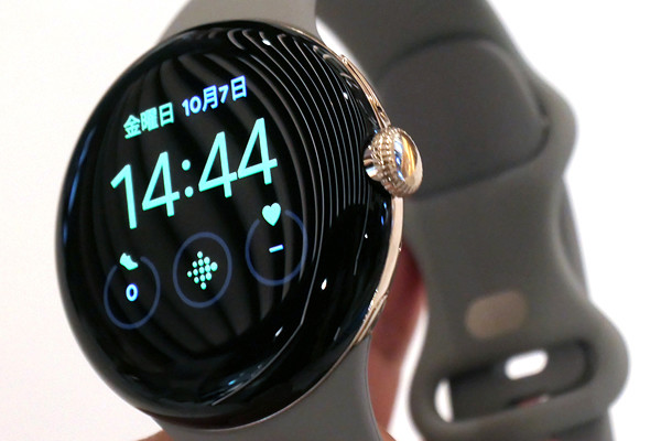 Pixel Watch実機に触った！ Google CEOピチャイ氏「機能と見た目が気に入っている」