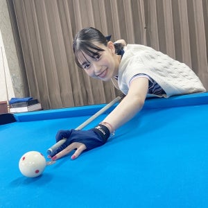 森川葵、ビリヤードの超大技に長時間挑戦　スタッフは止めようとするが…