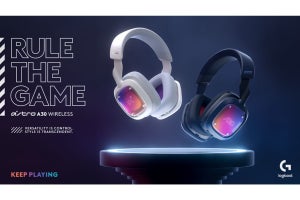 ロジクール、有線接続も可能な「ASTRO A30 ワイヤレス ゲーミングヘッドセット」