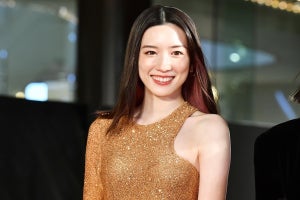 永野芽郁、美スタイル際立つタイトなドレスで魅了　東京国際映画祭に登場