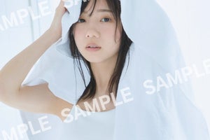 日向坂46齊藤京子、白タンクトップからの“へそチラ”　特典絵柄公開