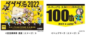 京王電鉄『ゲゲゲの鬼太郎』ヘッドマーク付列車運行、記念乗車券も