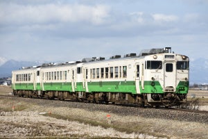 JR東日本、只見線キハ40系のカラーリングをキハ110系で再現・復刻