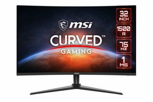 MSI、VAパネル採用の31.5型湾曲ゲーミングディスプレイ「G323CV」