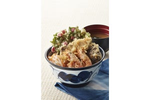 天丼てんや、関ぶりなどのせた「冬天丼」を期間限定販売