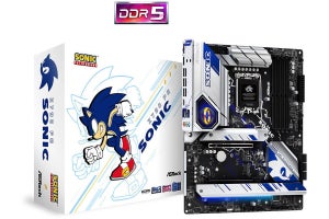 ASRock、セガとコラボしてソニックをあしらったマザーボード「Z790 PG SONIC」