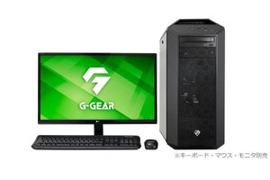 G-GEAR、GeForce RTX 4080搭載ゲーミングPC