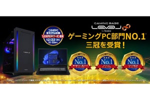 iiyama PC、全コラボPC購入に使える5,000円オフクーポン配布！ 三冠受賞記念