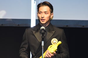 横浜流星、「大きな挑戦」実り最優秀新進男優賞「嫌いになった」感想も喜ぶ