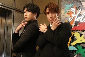 Snow Man宮舘涼太＆向井康二、カメラに向かって自らポーズ連発! 阿部亮平が退場促す