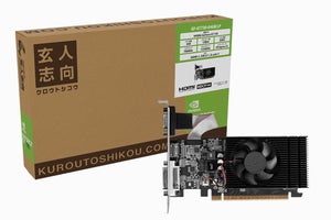 玄人志向、GeForce GT 730搭載のロープロファイルグラフィックスカード