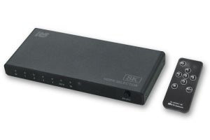 ラトック、8K/60Hzや4K/120Hzに対応した4入力1出力のHDMI切替器