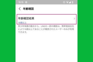 LINEで「年齢確認」をする方法、認証できない原因