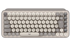 ロジクールのタイプライター風キーボード＆マウス、新色グレージュが登場