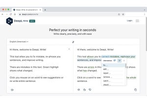 DeepL、AI文章作成支援サービス「Write」提供開始、自然で正確な表現 瞬時に