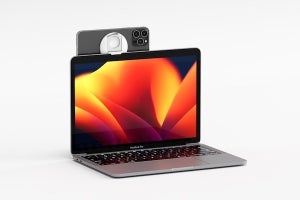 ベルキン、iPhoneをMacBookのWebカメラとして使うマウントに新色ホワイト