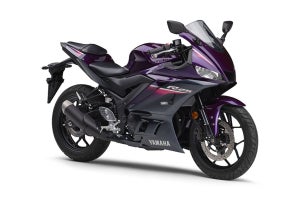 ヤマハ発動機、スーパースポーツモデル「YZF-R25 ABS」に新色パープル