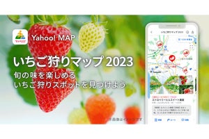 【いちご狩り】Yahoo! MAPで全国300スポットを公開! いちごの種類や料金、食べ放題の有無なども掲載予定