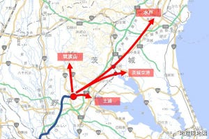 つくばエクスプレス茨城県内延伸構想、4方面のうち土浦案が有力か