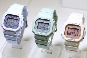 カシオ「BABY-G」、春らしいフラワーカラーのスクエアモデル