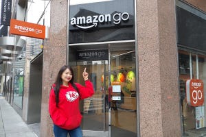 おサイフも支払いも不要！ アメリカの無人コンビニ「Amazon Go」で買い物してみた