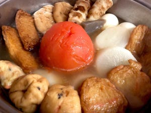 おでんに“トマト”を入れるとどんな味? 全農おすすめレシピがシンプルで簡単そう! - 締めはチーズを入れて雑炊に