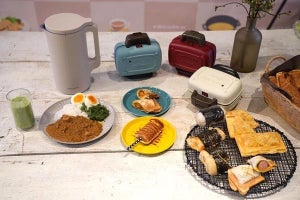 レコルトの新調理家電を体験、スープとホットサンドの充実した朝食・軽食をカンタンに