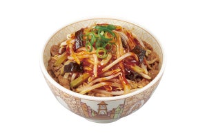 すき家、しびれる辛さが楽しめる「麻辣もやし牛丼」を発売