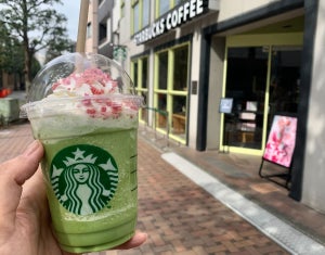 スタバ新作「さくら 咲くサク 抹茶 フラペチーノ」はいつまで飲める? 値段・カロリーも紹介