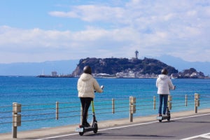 三浦半島・湘南エリアで電動キックボードシェア「SEA Board」の実証実験