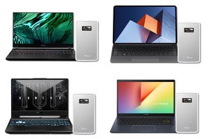 IIJmio、ノートPC4製品にモバイルルータ同梱の限定セット