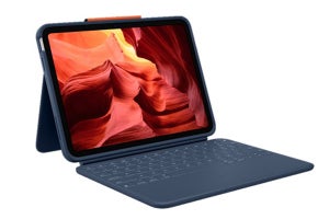 ロジクール、iPad向けの耐衝撃キーボードケースとブルーの「Crayon」