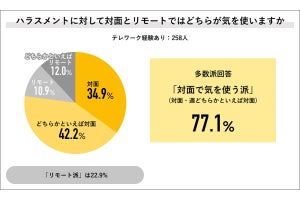 5人に1人が「リモハラ被害」を経験 - 最多の被害内容は?