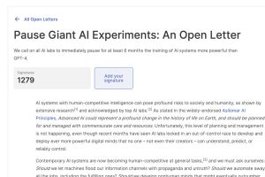 AI開発の一時停止を求める書簡、E・マスク氏など署名「制御不能に陥っている」