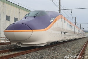 JR東日本、新型車両E8系など「新幹線総合車両センター早朝撮影会」