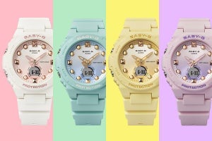 カシオ「BABY-G」、輝くビーチシーンを描いた「Playful Beach Collection」