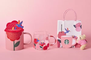 スタバから「母の日」グッズが登場! カーネーションとハチドリ親子が描かれたマグなど