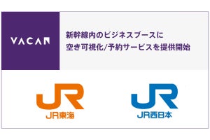 東海道・山陽新幹線に本格導入「ビジネスブース」即時予約サービス