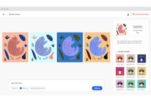 アドビの生成AI「Adobe Firefly」に「ベクターアートの再配色」