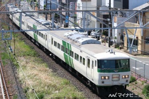 JR東日本185系B6編成「あしかが大藤まつり号」大船～桐生間を往復