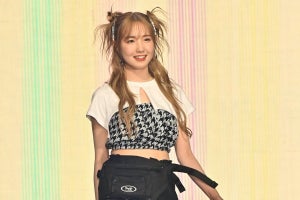 AKB48本田仁美、ウエスト見せコーデでランウェイ 「KCON×TGC」登場に会場沸く