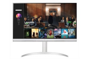 webOS内蔵モニター「LG Smart Monitor」に、スタンドまで白い新モデル