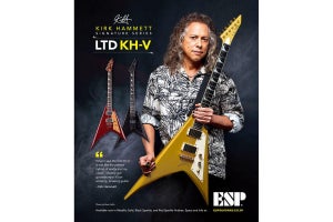 ESP、カーク・ハメット（メタリカ）のシグネチュアモデル「LTD KH-V」発売