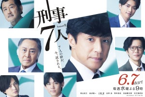 東山紀之・小瀧望ら登場『刑事7人』メインビジュアル「7人の絆が、今、試される。」